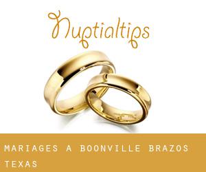 mariages à Boonville (Brazos, Texas)