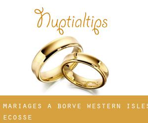 mariages à Borve (Western Isles, Ecosse)