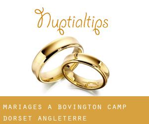 mariages à Bovington Camp (Dorset, Angleterre)