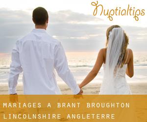 mariages à Brant Broughton (Lincolnshire, Angleterre)
