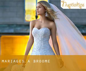 mariages à Broome