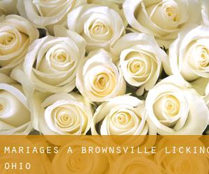 mariages à Brownsville (Licking, Ohio)
