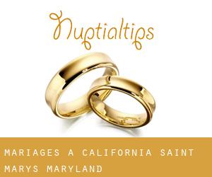 mariages à California (Saint Mary's, Maryland)