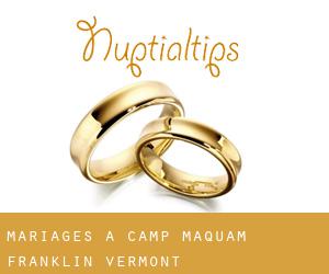 mariages à Camp Maquam (Franklin, Vermont)