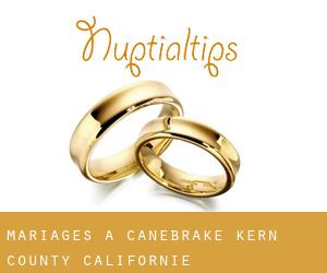 mariages à Canebrake (Kern County, Californie)