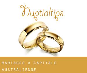 mariages á Capitale australienne