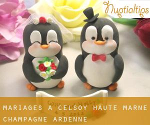 mariages à Celsoy (Haute-Marne, Champagne-Ardenne)