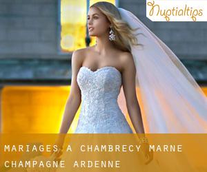 mariages à Chambrecy (Marne, Champagne-Ardenne)