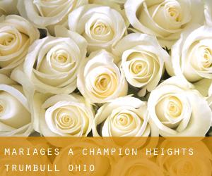 mariages à Champion Heights (Trumbull, Ohio)