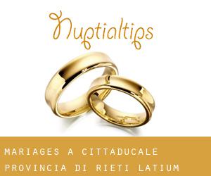 mariages à Cittaducale (Provincia di Rieti, Latium)
