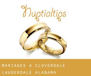mariages à Cloverdale (Lauderdale, Alabama)