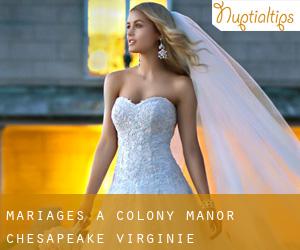 mariages à Colony Manor (Chesapeake, Virginie)
