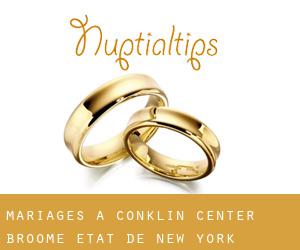 mariages à Conklin Center (Broome, État de New York)