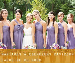 mariages à Ebenezers (Davidson, Caroline du Nord)