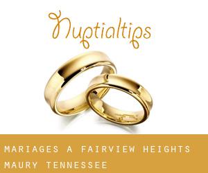mariages à Fairview Heights (Maury, Tennessee)