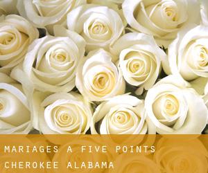 mariages à Five Points (Cherokee, Alabama)