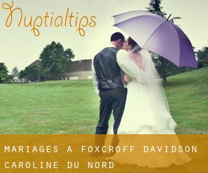 mariages à Foxcroff (Davidson, Caroline du Nord)