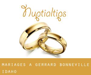 mariages à Gerrard (Bonneville, Idaho)