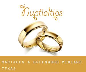 mariages à Greenwood (Midland, Texas)