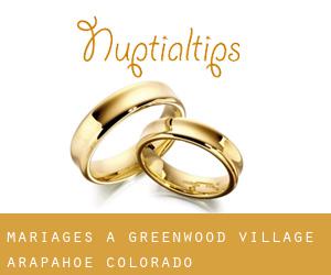 mariages à Greenwood Village (Arapahoe, Colorado)