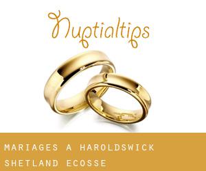 mariages à Haroldswick (Shetland, Ecosse)