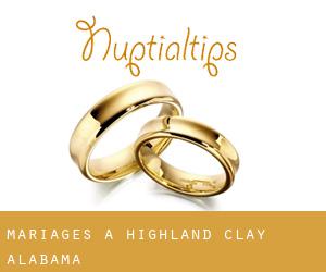 mariages à Highland (Clay, Alabama)