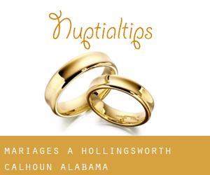 mariages à Hollingsworth (Calhoun, Alabama)