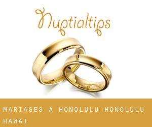 mariages à Honolulu (Honolulu, Hawaï)