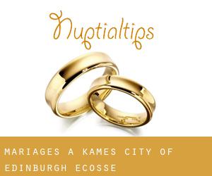 mariages à Kames (City of Edinburgh, Ecosse)