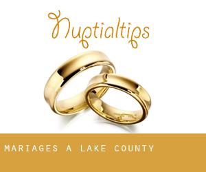 mariages à Lake County