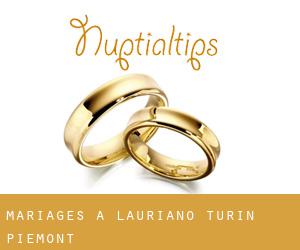 mariages à Lauriano (Turin, Piémont)