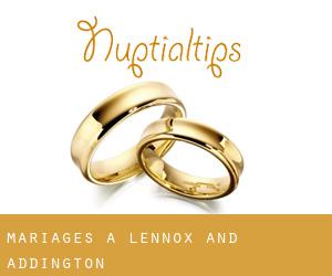 mariages à Lennox and Addington