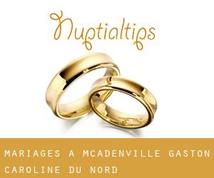 mariages à McAdenville (Gaston, Caroline du Nord)