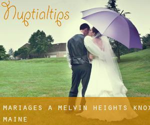 mariages à Melvin Heights (Knox, Maine)