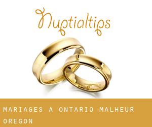 mariages à Ontario (Malheur, Oregon)