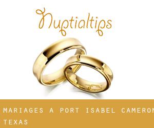 mariages à Port Isabel (Cameron, Texas)