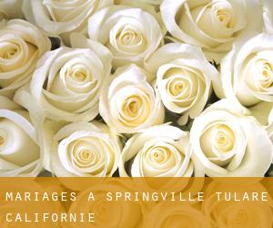 mariages à Springville (Tulare, Californie)