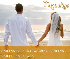 mariages à Steamboat Springs (Routt, Colorado)