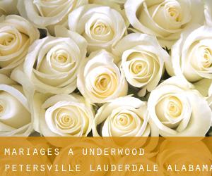 mariages à Underwood-Petersville (Lauderdale, Alabama)
