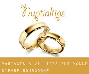 mariages à Villiers-sur-Yonne (Nièvre, Bourgogne)